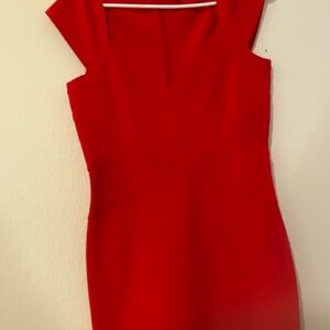 Marciano Bold Red Mini Dress